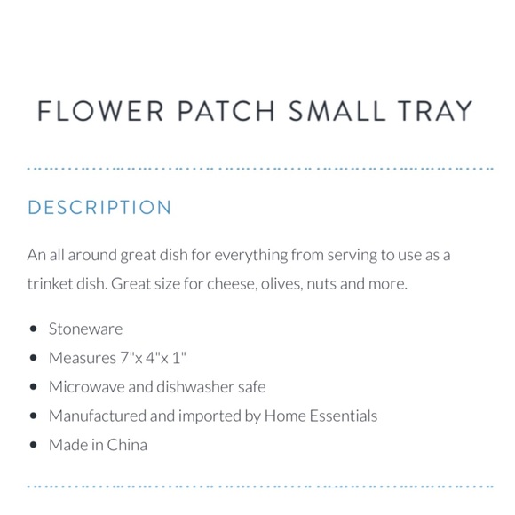 Molly Hatch Flower Patch Small Tray - Picture 13 of 13